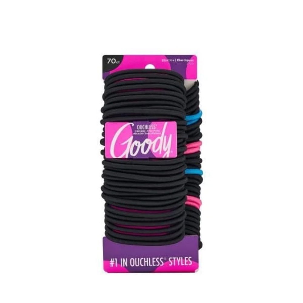 Goody Ouchless Elastic Hair Ties - 70Ct